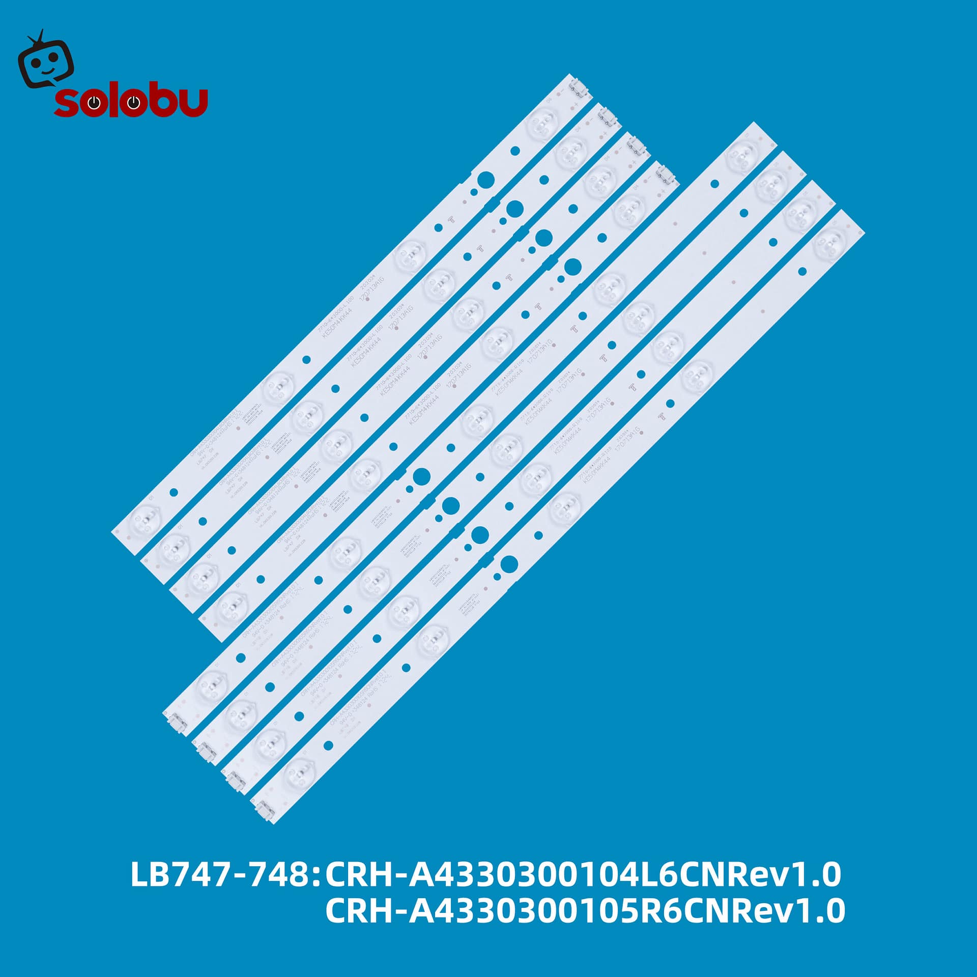 AXTGBHL LED Backlight strip geschikt for LG 43UH610V 43UH619V 43UH603V 43UF6407 43UF6400 43LH604V 43UH610A 43UH6030 43LH60_FHD_A Type Uf64_uhd_a